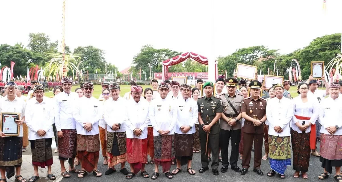238 Tahun Kota Denpasar, Apel Bangkitkan Optimisme Baru