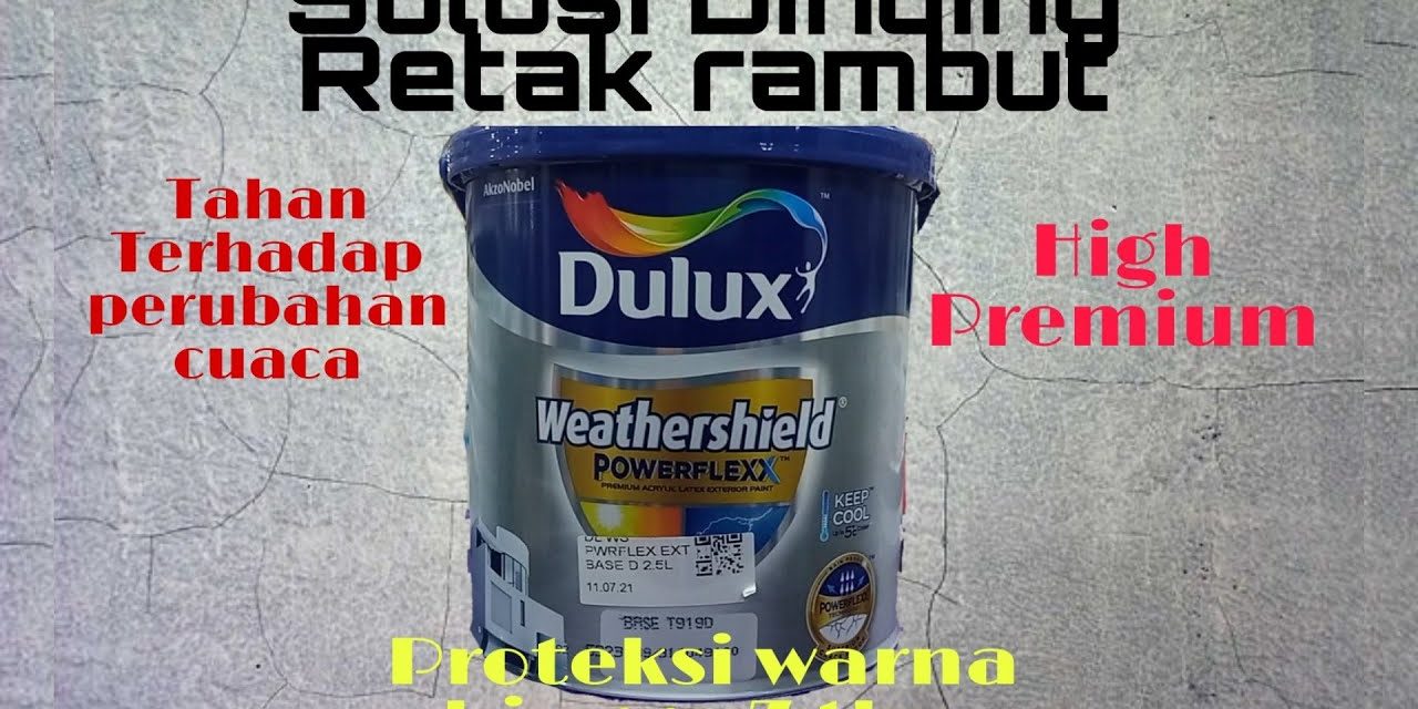 Warna Cat Dinding Luar Terbaik Untuk Menyiasati Retak Rambut
