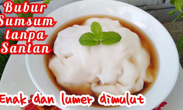 Bubur Sumsum Sehat Tanpa Santan, Rasanya Tetap Mantap