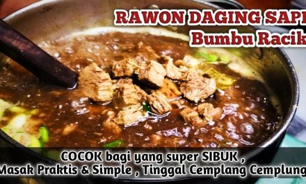 Rawon Daging Sapi Praktis, Cara Masak Pakai Bumbu Jadi