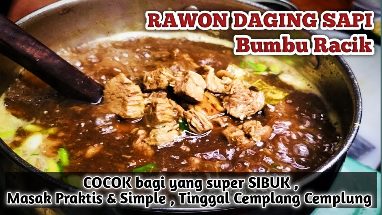 Rawon Daging Sapi Praktis