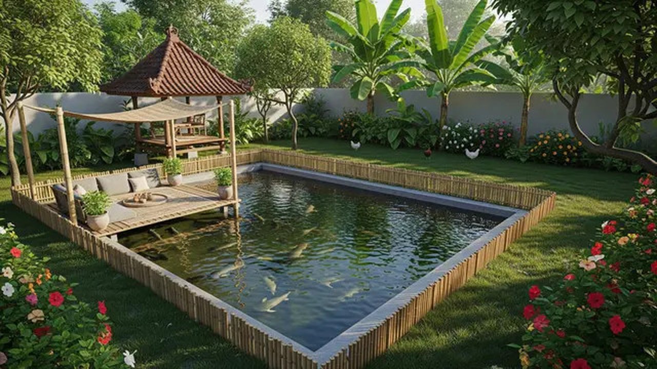 Cara Membuat Kolam Ikan Yang Sehat Dan Indah