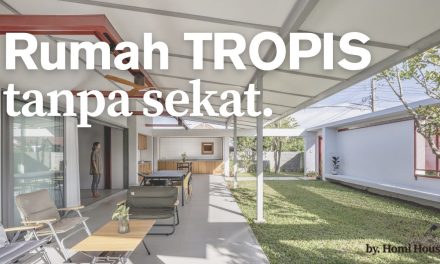 Rumah Farmhouse Modern Di Desa, Adem Tanpa Banyak Sekat
